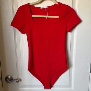 MangoPop Bold Red Bodysuit